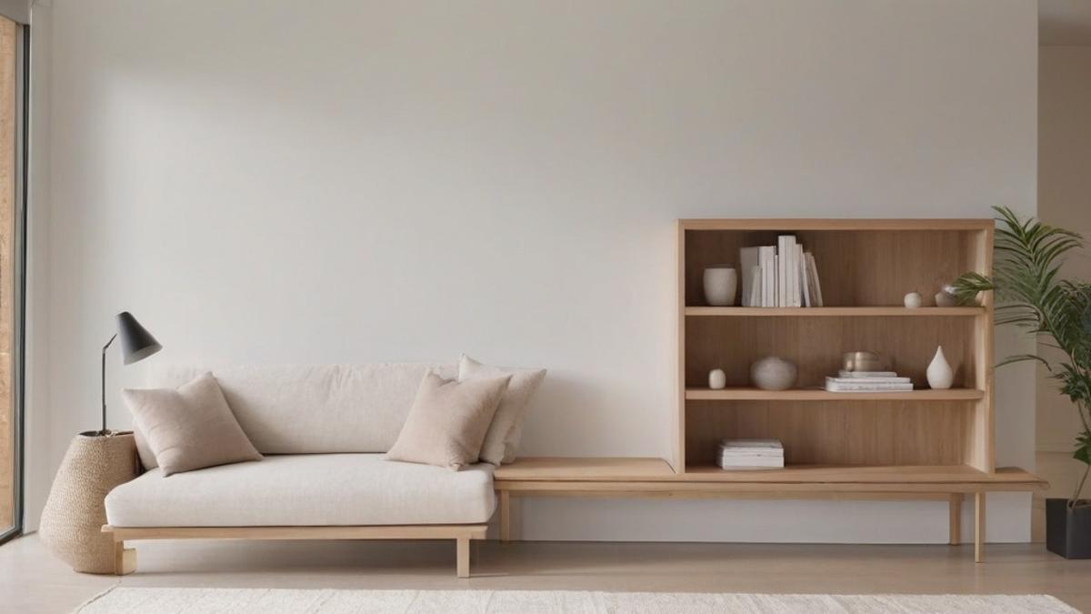 minimalism for storage space